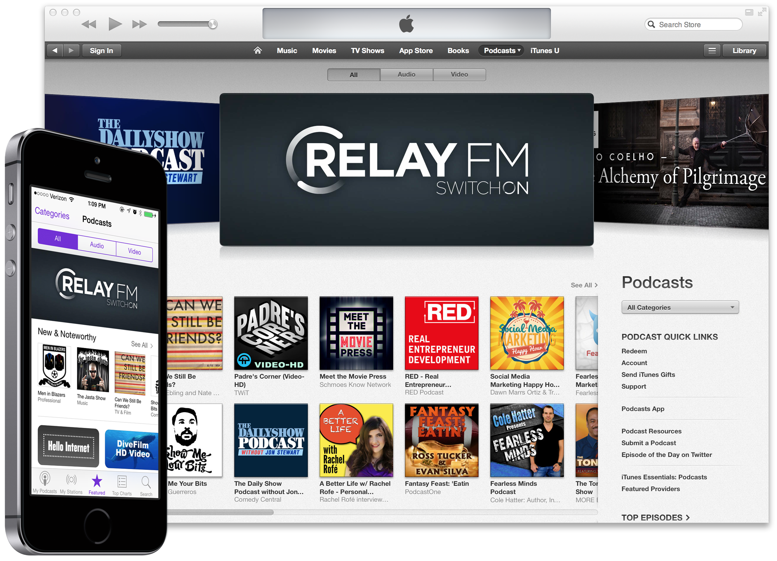 Relay FM in iTunes